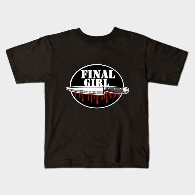 Final Girl Kids T-Shirt by Twisted Tales Studio